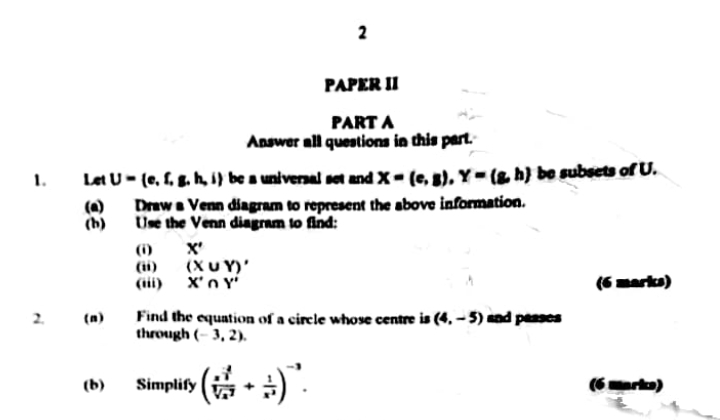2025 NECO Further Mathematics Questions & Answers (Essay)